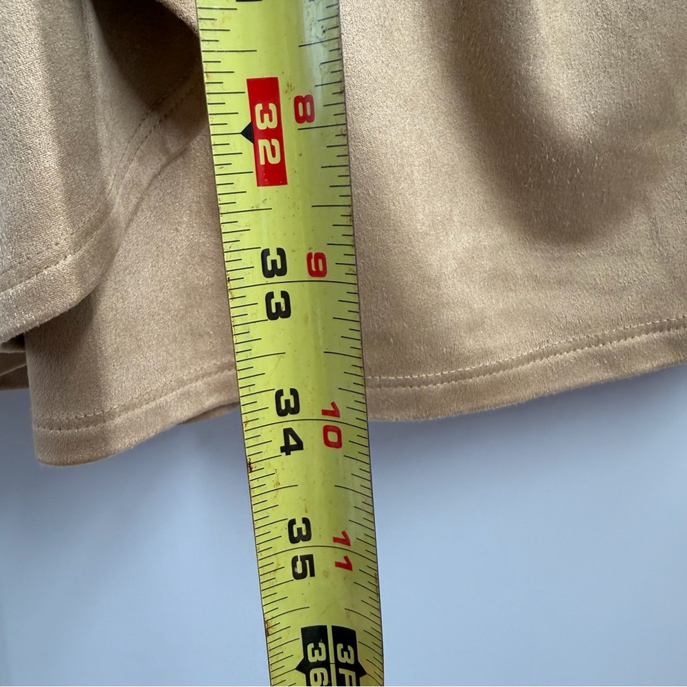 Tommy Bahama Tan Brown Suede Midi Dress - Picture 9 of 13